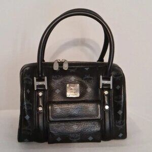 Authentic MCM Double Zip Boston Style Bag